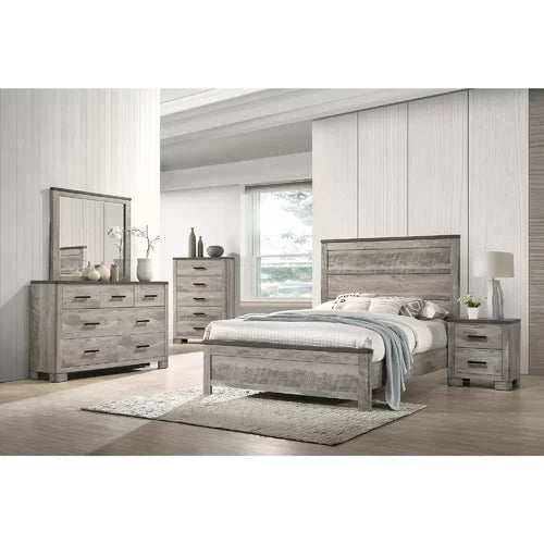 Payne 7 Drawer 61'' W Double Dresser Clean Lined Design is Made from a Blend of Solid