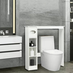 29.92'' W x 32'' H x 7.68'' D Over-The-Toilet Storage