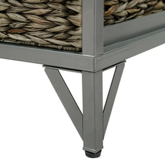 Gray Pensacola 31'' Tall Metal 5 - Drawer Corner Accent Chest