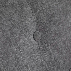 Charcoal Perlas 26.75'' Wide Tufted Solid Hardwood and Plywood Frame