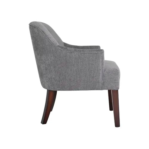 Charcoal Perlas 26.75'' Wide Tufted Solid Hardwood and Plywood Frame