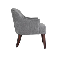 Charcoal Perlas 26.75'' Wide Tufted Solid Hardwood and Plywood Frame