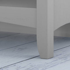 Cape Cod Gray 30'' H x 48'' W Cube Bookcase Six Open Compartments for Display Space and Boasts A Solid Neutral Finish