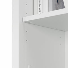 Pure White 63'' H x 32'' W Standard Bookcase (Set of 2) 5 Shelf Bookcase Set of 2 Brings Comfortable Storage and Display To Any Room in your Home