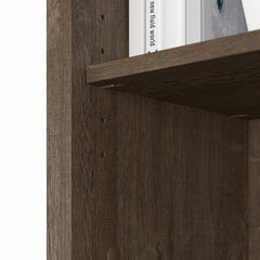 Ash Brown 63'' H x 32'' W Standard Bookcase (Set of 2) 5 Shelf Bookcase Set of 2 Brings Comfortable Storage and Display to Any Room in your Home