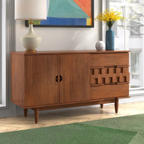 Petterson 55.12'' Wide 3 Drawer Sideboard Indoor Design
