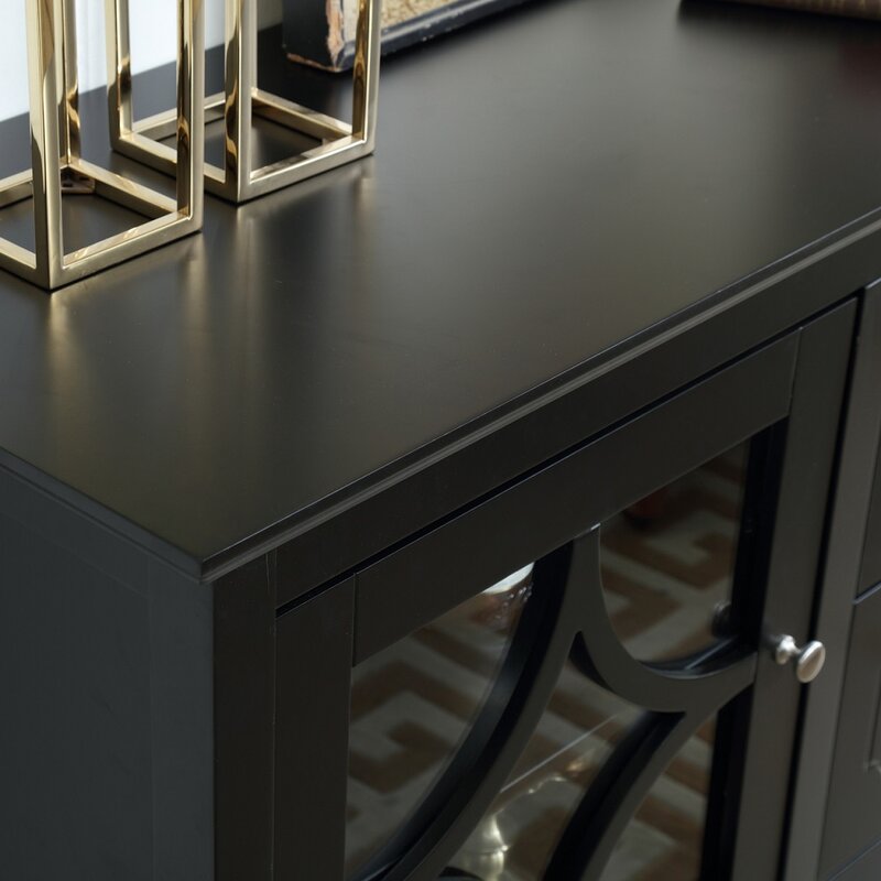 51.8'' Wide 2 Drawer Buffet Table Adjustable Shelf Perfect for Organize