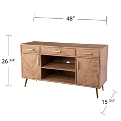 Pinter TV Stand for TVs up to 43" Mid Century Modern Statement