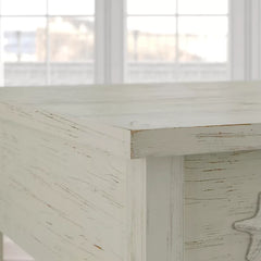 Solid Wood Pocklingt Coffee Table with Storage Coastal Charm