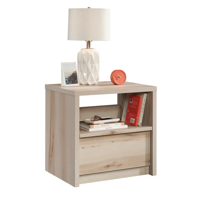 Pacific Maple Posner 24.13'' Tall 1 - Drawer Nightstand Provides Additional Storage