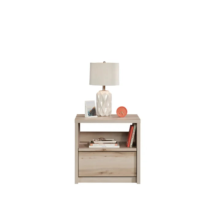 Pacific Maple Posner 24.13'' Tall 1 - Drawer Nightstand Provides Additional Storage