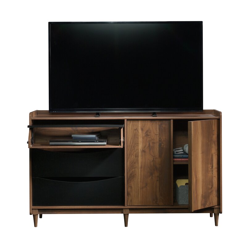 Posner TV Stand for TVs up to 55" Enclosed Back with Cord Access