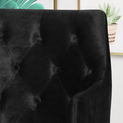 26'' Wide Tufted Velvet Armchair Most Glamorous Sophisticated Touch