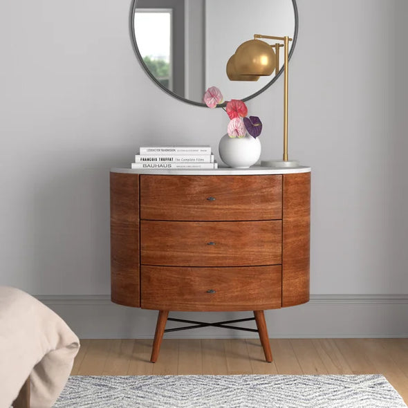 Principato 3 Drawer 34'' W Dresser Brings Vintage-Inspired Style