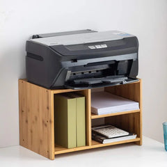 Printer Stand Multi-Purpose Desktop Organizer For Fax Machine Scanner Printer Riser For Home And Office