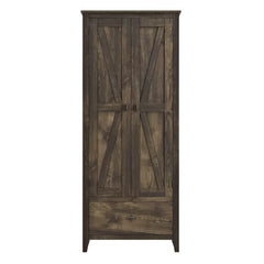 Brown Quast 72" H x 29.7" W x 16" D Storage Cabinet Manufactured Wood