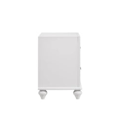 Queanbeyan 25.25'' Tall 2 - Drawer Solid Wood Nightstand in White