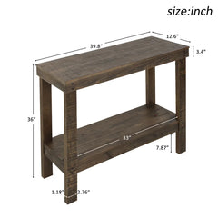 Quidel 39.8'' Solid Wood Console Table Full of Character with the Real Wood Design