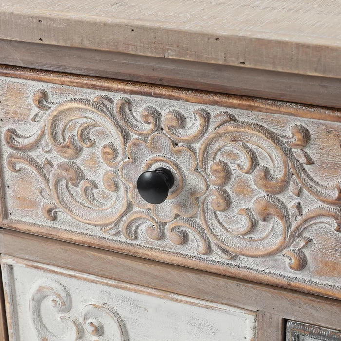 Quinlan 32.3'' Tall 8 - Drawer Apothecary Accent Chest Plenty of Storage