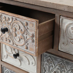 Quinlan 32.3'' Tall 8 - Drawer Apothecary Accent Chest Plenty of Storage