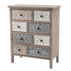 Quinlan 32.3'' Tall 8 - Drawer Apothecary Accent Chest Plenty of Storage