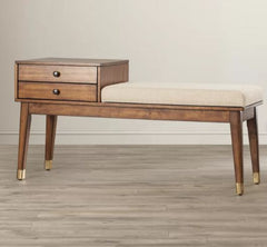 Felstead Drawer Storage Bench Made from Solid Wood and Engineered Wood