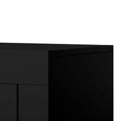 Black Radionas 33'' Tall 1 - Door Accent Cabinet 20 Colors of LED Lights Adjustable Shelves