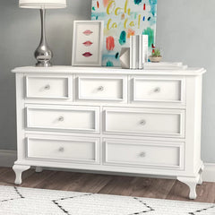 Raine 53'' Wide 7 - Drawer Dresser Coastal Farmhous Style