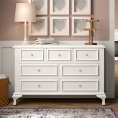 Raine 53'' Wide 7 - Drawer Dresser Coastal Farmhous Style