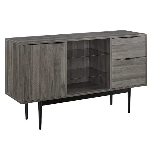 Slate Gray Rakestraw 52'' Wide 2 Drawer Buffet Table
