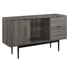 Slate Gray Rakestraw 52'' Wide 2 Drawer Buffet Table
