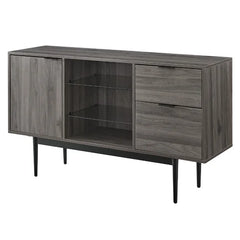 Slate Gray Rakestraw 52'' Wide 2 Drawer Buffet Table