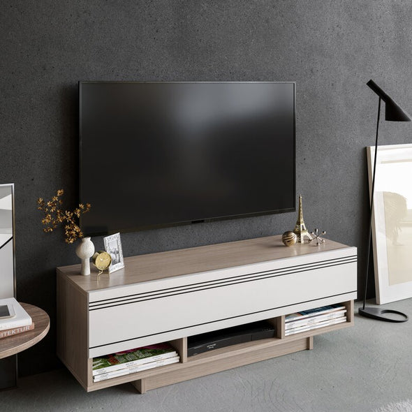 1 TV Stand in Cordoba/White Ranshaw for TVs up to 50"