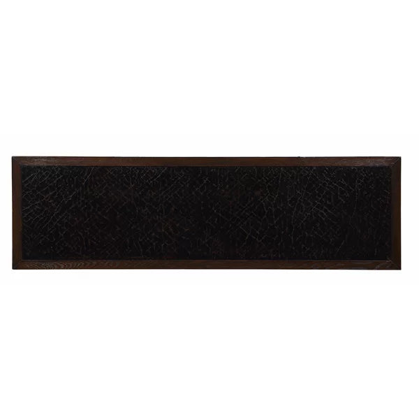Espresso Brown and Black Raybon TV Stand for TVs up to 65" with Cable Management