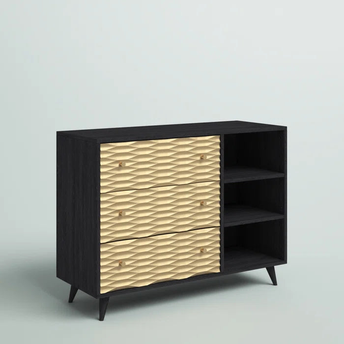 Rayford 3 Drawer 39.5'' W Dresser Modern Style Perfect Organize