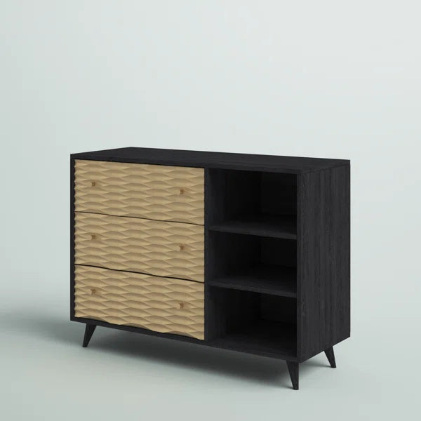 Rayford 3 Drawer 39.5'' W Dresser Contemporary Style