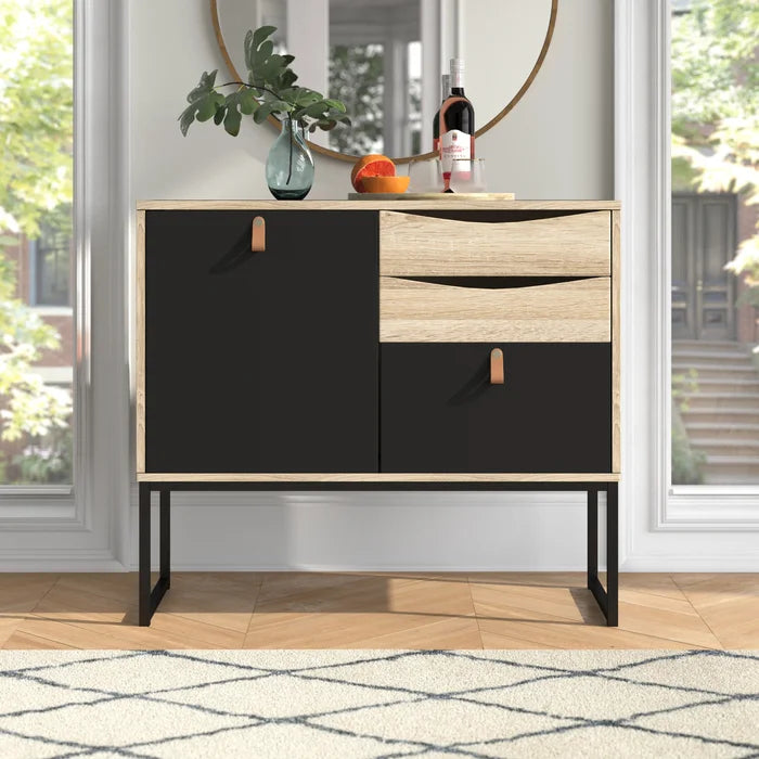Raymund 38.86'' Wide 3 Drawer Buffet Table Adjustable Shelves
