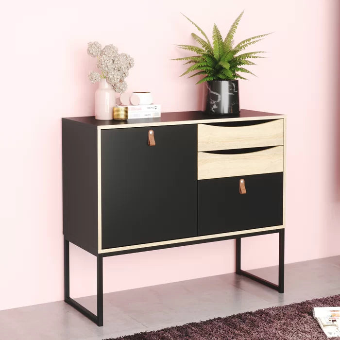 Raymund 38.86'' Wide 3 Drawer Buffet Table Adjustable Shelves