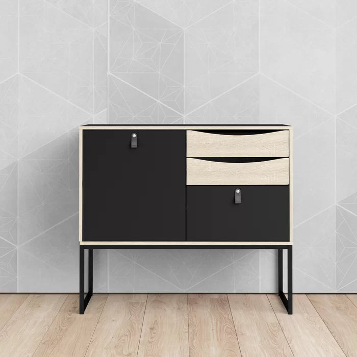 Raymund 38.86'' Wide 3 Drawer Buffet Table Adjustable Shelves