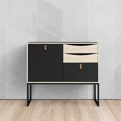 Raymund 38.86'' Wide 3 Drawer Buffet Table Adjustable Shelves