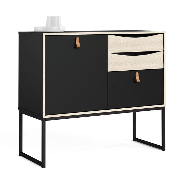 Raymund 38.86'' Wide 3 Drawer Buffet Table Adjustable Shelves