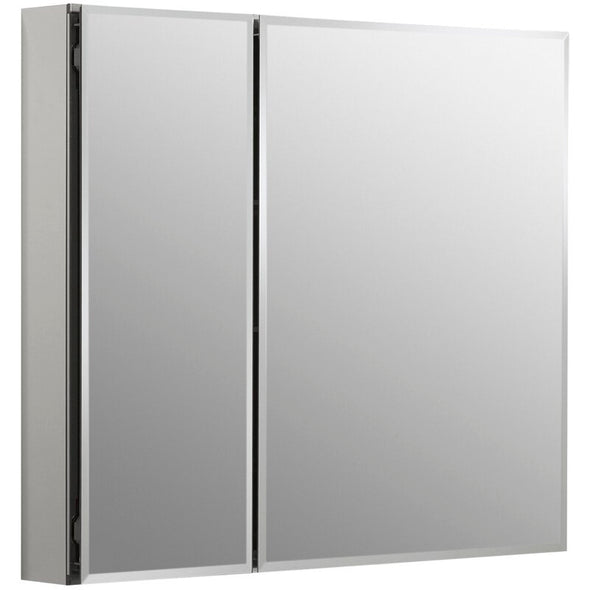 Recessed or Surface Mount Frameless 26" H x 30" W x 4.81" D 2 Medicine Cabinet with 2 Adjustable Shelves Easily Into Any Bath Or Powder Room