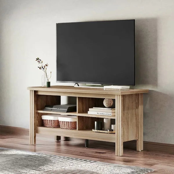 TV Stand for TVs up to 55" Open shelving Manufactured Wood