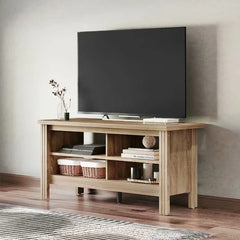 TV Stand for TVs up to 55" Open shelving Manufactured Wood