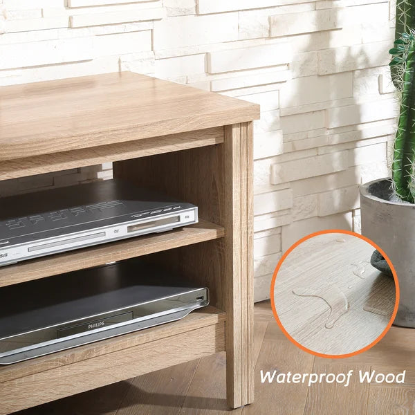 TV Stand for TVs up to 55" Open shelving Manufactured Wood