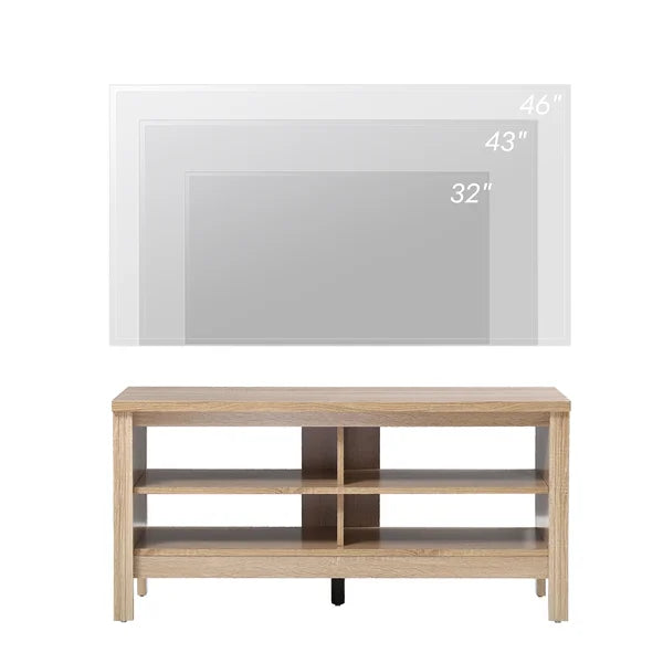 TV Stand for TVs up to 55" Open shelving Manufactured Wood
