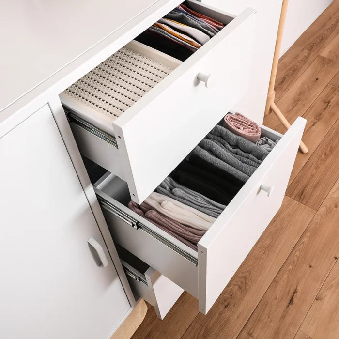 White Remke 43.6'' Tall Iron 2 - Door Accent Cabinet Provides Plenty Storage of Space