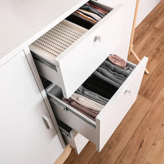 White Remke 43.6'' Tall Iron 2 - Door Accent Cabinet Provides Plenty Storage of Space