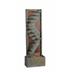 Resin Floor Fountain Natural Rustically Contemporary Look