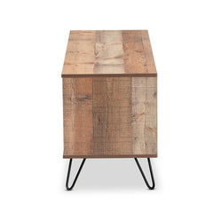 1 Rustic Revell TV Stand for TVs up to 50" Oak-tone Finish